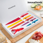 Preview: InnovaGoods 6-Teiliges Keramikmesserset mit Sparschäler